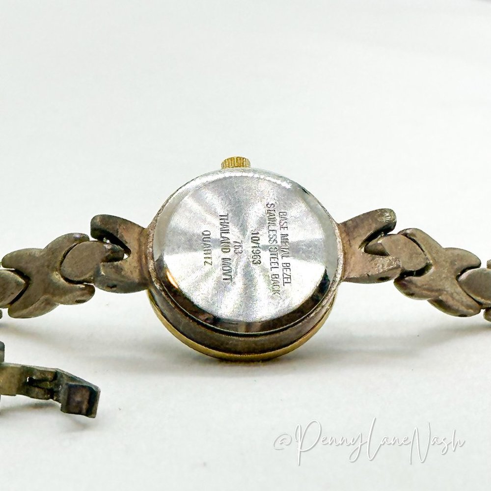 Anne Klein 10/1963 Two Tone Quartz Analog Watch - Picture 5 of 6